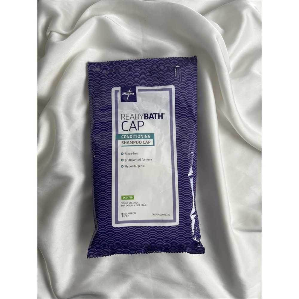 Medline Ready Bath Conditioning Disposable Shampoo Cap Scented Rinse Free